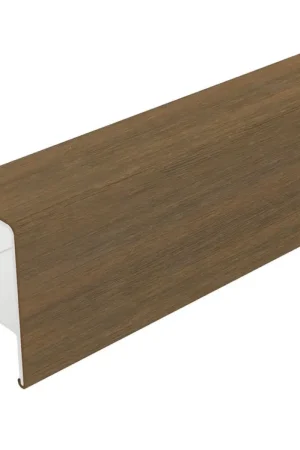 Actieprijs Aluminium Eindprofiel Teak 5 x 5 cm (50 x 50 mm) - Lengte 300 cm